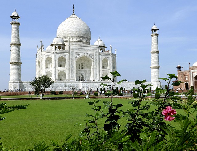BMW luxury car rental for Taj Mahal tour
Private tour guide explaining Taj Mahal history